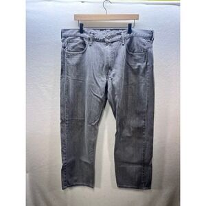 Levis 569 Loose‎ Straight Grey Denim Jeans Mens 38/32 Cotton Vintage Cool 3122